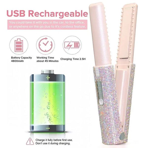 Diamond Travel Hair Styler Brush