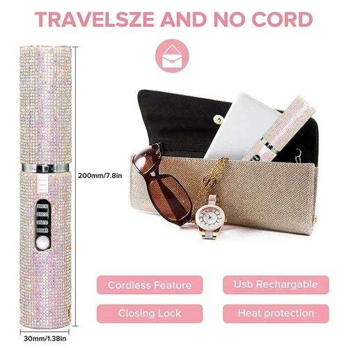 Diamond Travel Hair Styler Brush