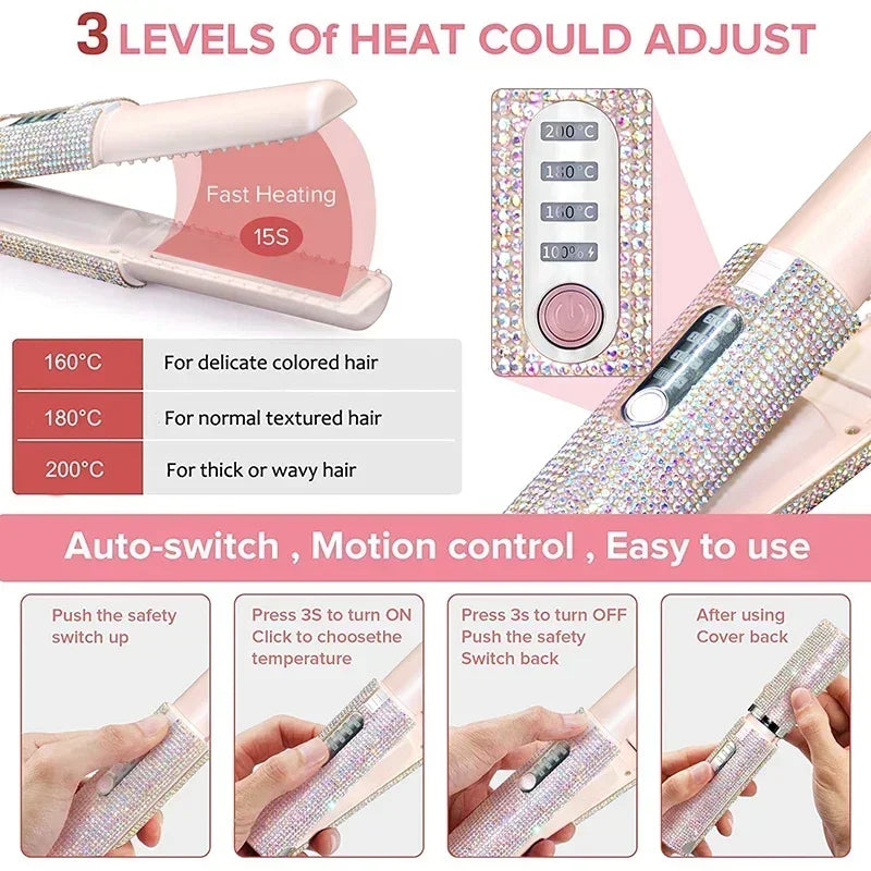 Diamond Travel Hair Styler Brush